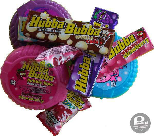 Hubba Bubba - guma do żucia – niezapomniany smak do dziś, największe balony i podium wśród najbardziej popularnych gum do żucia w latach 90 (obok gum Turbo i Kaczor Donald) 