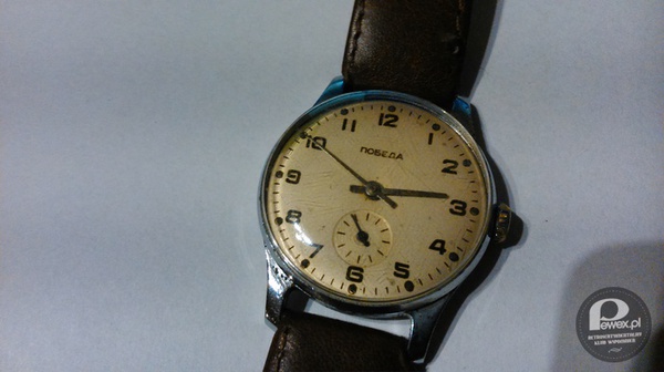 Zegarek победа – Zegarek &quot;Pobieda&quot; działa do dziś, jest z 1952 r., nadal w użytku. 
