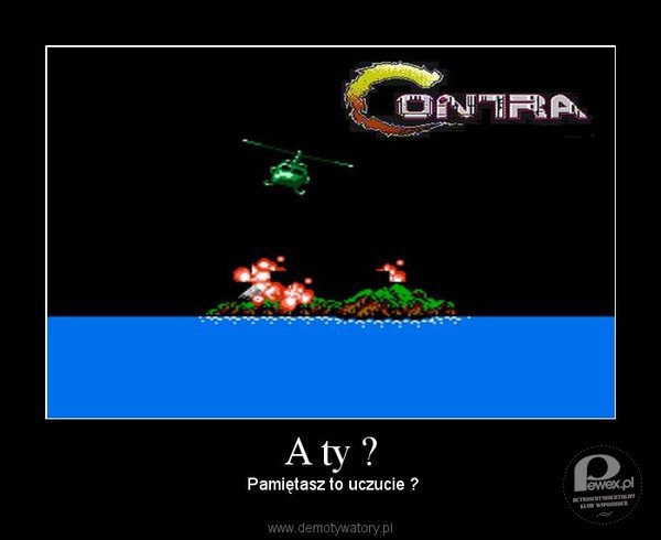 Contra – Gra akcji wydana przez Konami w 1987 roku na automaty do gier, a następnie 9 lutego 1988 na konsolę Nintendo Entertainment System. W grze gracz wciela się w komandosa walczącego z terrorystami i kosmitami. Gra zdobyła dużą popularność na automatach, więc doczekała się wielu portów. Najpopularniejszy był wydany rok po oryginale port na NESa, który stał się jedną z najlepiej sprzedających się gier na tę konsolę. Serwis IGN umieścił grę na liście „Toughest Games to Beat” grupującą gry o najwyższym stopniu trudności. 