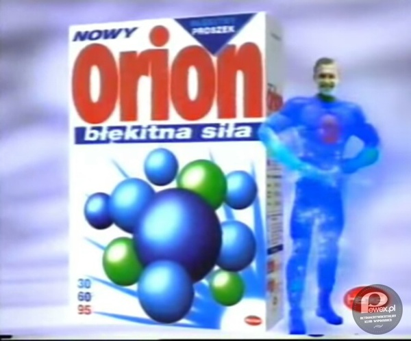 Orion - proszek znany z oznaczek na koszulkę z niebieskim Supermanem – A ty i tak z proszków z lat 90tych pamiętasz tylko Pollenę 2000 