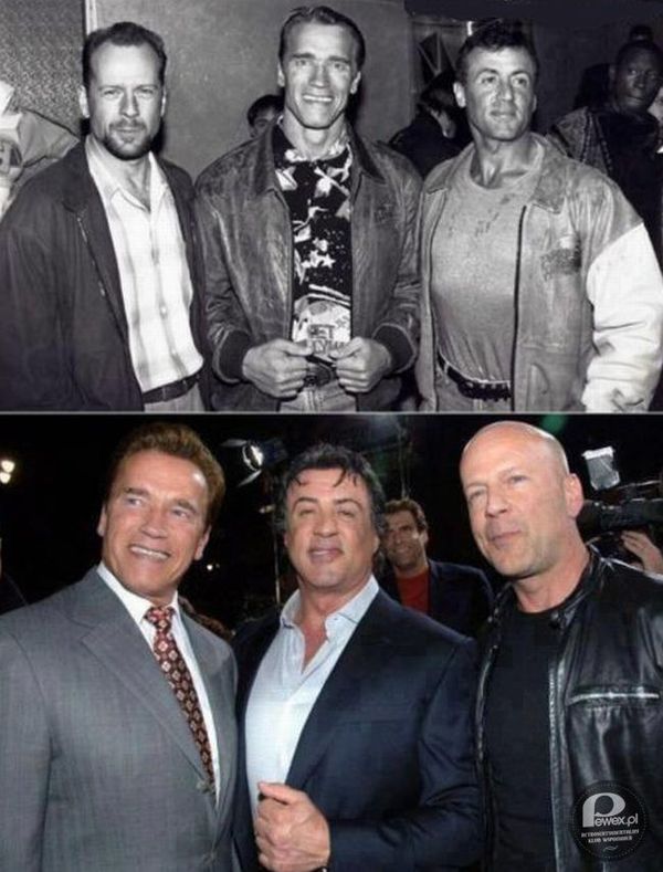 Trzej przyjaciele z... planu – Bruce Willis, Arnold Schwarzenegger, Sylvester Stallone 