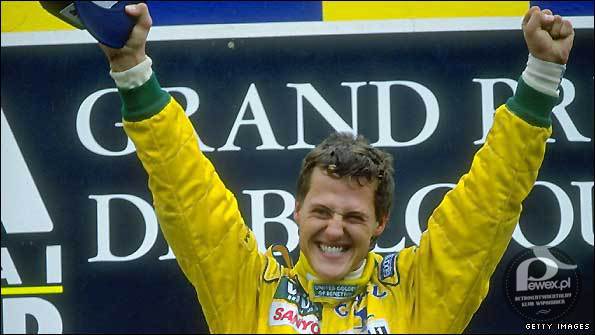 Pierwszy wygrany wyścig Schumachera – 30 sierpnia  Michael Schumacher wygrywa Grand Prix Belgii. Był to jego pierwszy wygrany wyścig w Formule 1. 