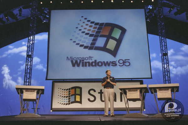 Premiera Microsoft Windows 95 – 24 sierpnia odbyła się oficjalna premiera systemu Microsoft Windows 95. 