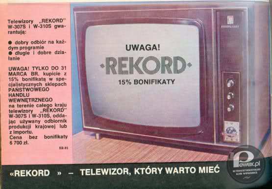 Rekord - telewizor, który warto mieć! –  