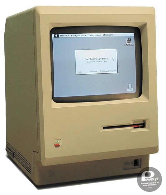 &apos;Beżowy toster&apos; - pierwszy Macintosh od Apple – Zaprezentowany przez Steve&apos;a Jobs&apos;a w styczniu 1984 roku. Po premierze kosztował ok. 2500$! Główna wada? Brak wentylatora! 