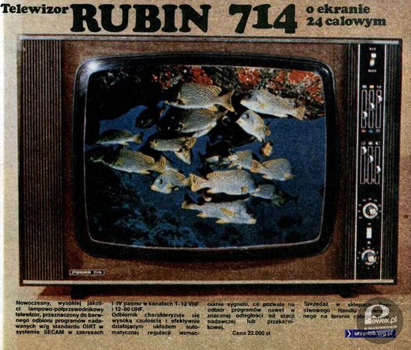Rubin 714 – Brylant wśród telewizorów 