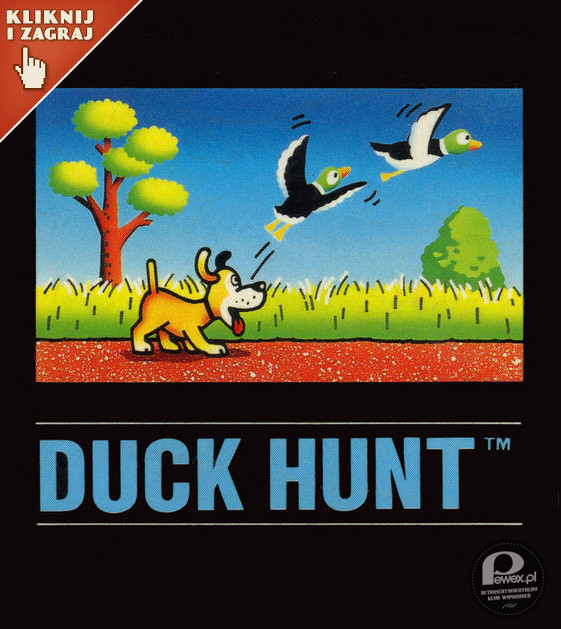 Duck Hunt – Klasyczna gra z nintendo. Zestrzeliwujesz kaczki, ale możesz też zastrzelić głupiutkiego i dosyć irytującego psa. 