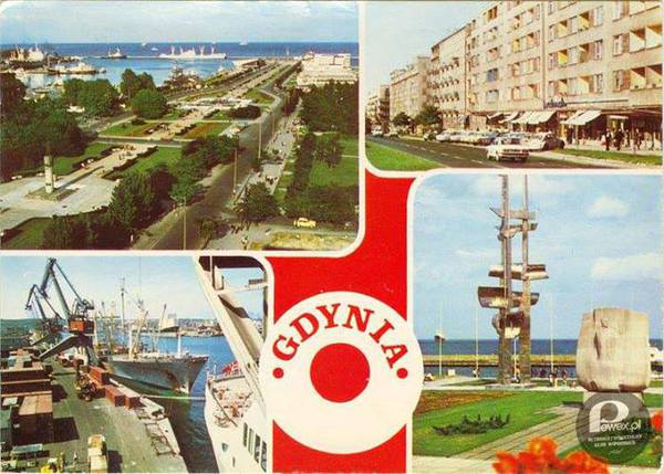 Pocztówka z Gdyni z roku 1987 –  