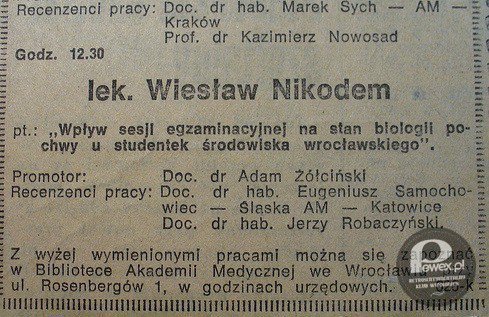 Prace naukowe PRL&apos;u – Ciekawe, czy środowisko wrocławskie znacznie różniło się od przykładowo warszawskiego? 