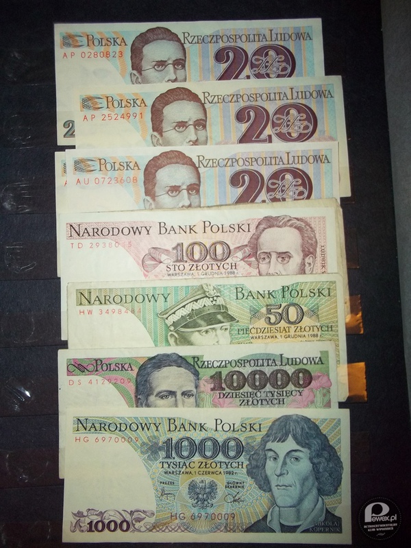 Pieniądz papierowy – 1982/1988 