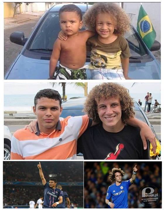 Lian i Murillo  to dwaj przyjaciele z podwórka – Thiago Silva i David Luiz to dwaj przyjaciele z boiska.  

Internet obiegły zdjęcia, jakoby były do fotki z dziecięcych lat dwójki reprezentantów Brazylii w piłce nożnej. Nie jest to jednak prawda. Zdjęcie przedstawia dwóch maluchów, którzy są łudząco podobnie do gwiazd piłki:) Sobowtóry są jednak wśród nas:) 