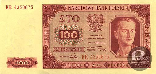100 zł – 1950-1978 