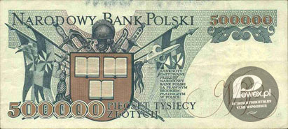 500000 zł – 1990r 