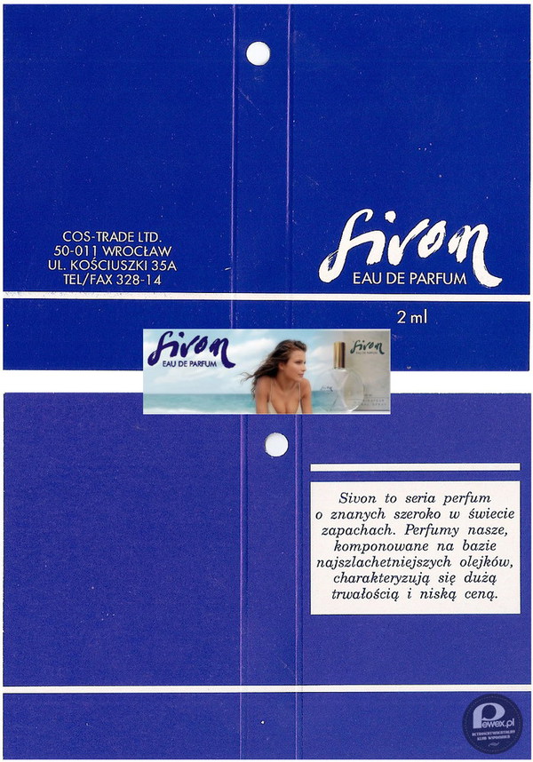Perfumy Sivon – zapach lat 90tych 