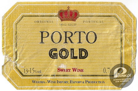 Porto Gold – wino słodkie 