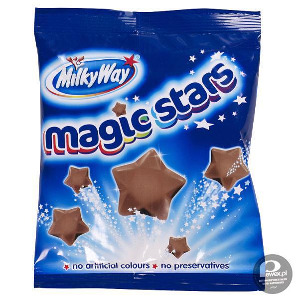 MilkyWay Magic Stars – taką paczkę słodkich gwiazdek spod znaku MilkyWay można było otrzymać w paczce z prezentem na święta Bożego Narodzenia 
