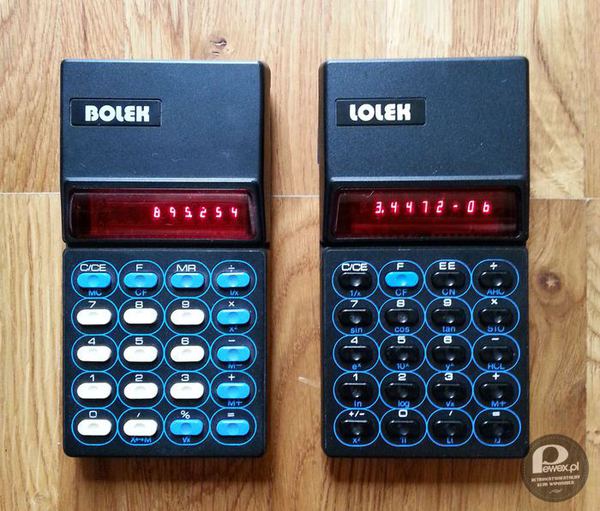 Bolek i Lolek – Imionami bohaterów nazwano kalkulatory produkowane przez Wrocławskie Zakłady Elektroniczne „Elwro” 