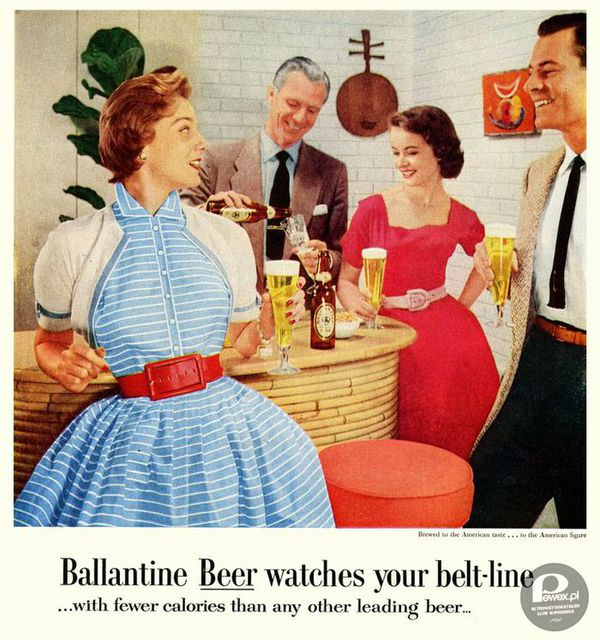 Reklamy piw sprzed lat – Poza smakiem kusiły mniejszą liczbą kalorii 