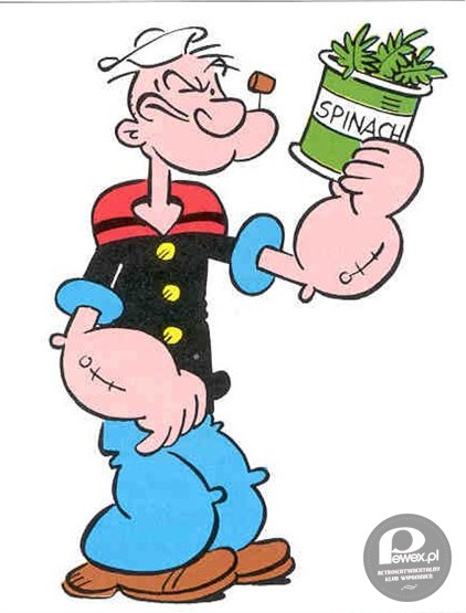 Popeye – Od małego uczył zdrowego odżywiania 