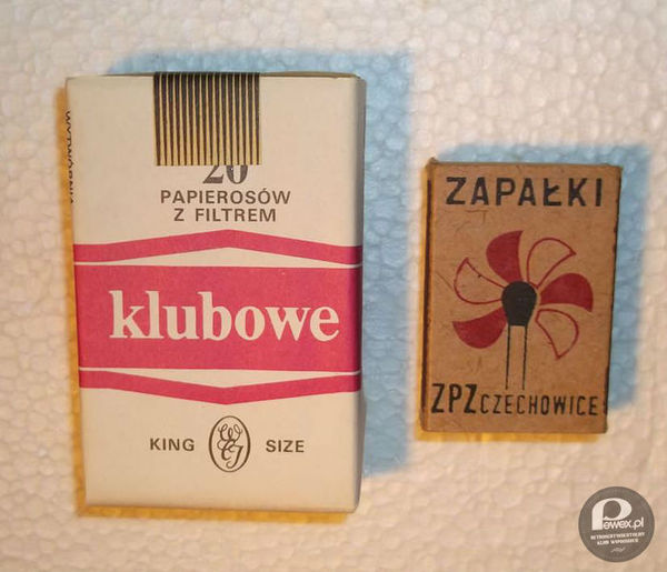 Papierosy Klubowe i Zapałki Czechowickie – Podręczny zestaw &quot;epokowego&quot; palacza. 