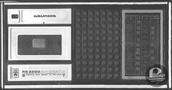 Grundig RB 3200 – Z  tego, co pamiętam, W 1980 roku w Pewexie kosztował 69 dolców. 
