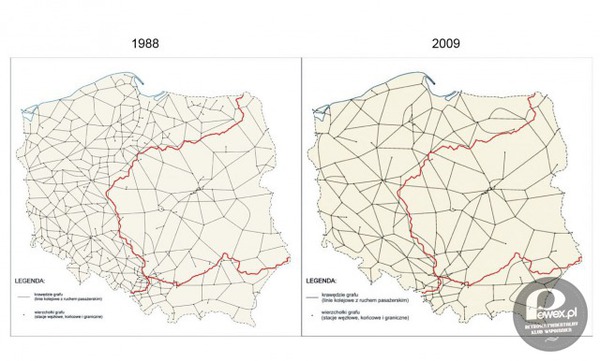 Sieć kolei w Polsce, kiedyś i dziś – Powiedzcie sami, czy to nie jest zastanawiające? 