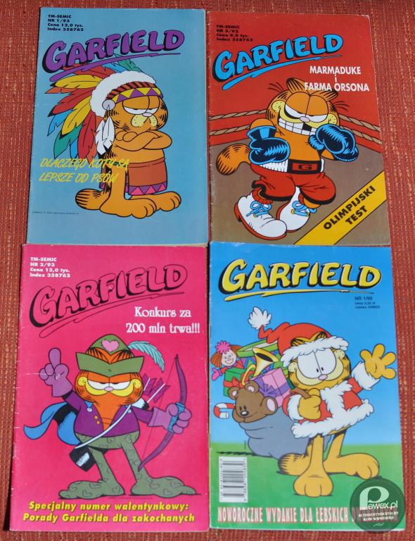 Garfield z początku lat 90. – Pamiętam, że wszyscy koledzy i koleżanki na osiedlu zbierali. 