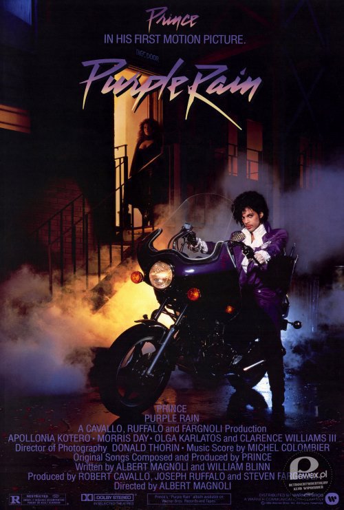 &quot;Purpurowy deszcz&quot; (1984) – Film jest quasi-autobiograficzną historią młodości i kariery geniusza rocka lat 80 - Rogersa Nelsona, znanego jako Prince. 