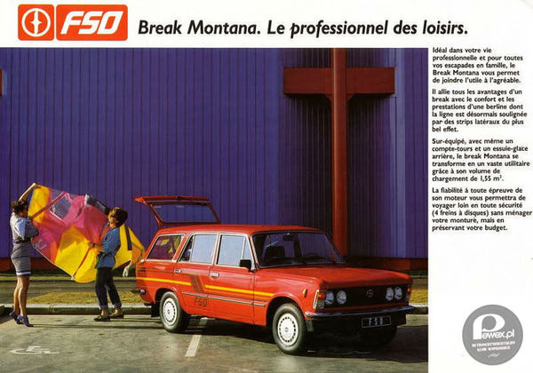 Reklama Fiata 125p we francuskiej prasie – Przyznacie, że prezentował się nienagannie? 