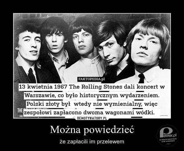 The Rolling Stones w Polsce – Wynagrodzenie płacone &quot;przelewem&quot; 