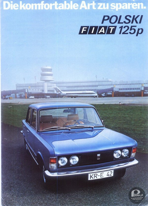Prasowa reklama Fiata 125p – Przyznacie, że była stylówa? 