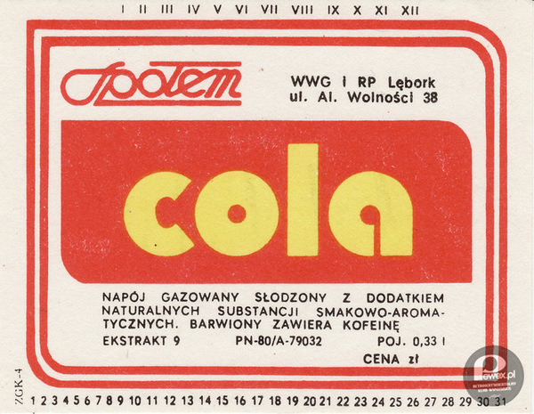 Społem Cola – Cola w wydaniu PRL 