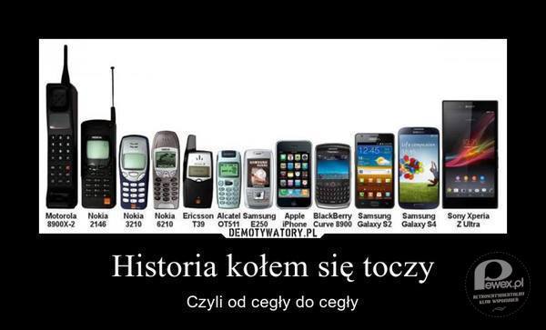 Historia telefonów komórkowych – Ta, jak widać, zatacza koło... 