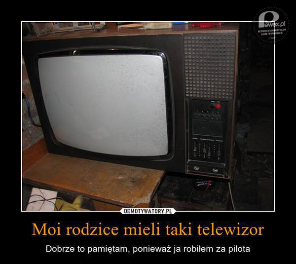 Stare telewizory z epoki – W czasach, kiedy dzieci robiły za piloty! 