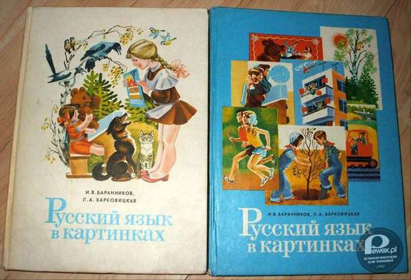 „Russkij jazyk w kartinkach&quot; – podręcznik z 1981r 